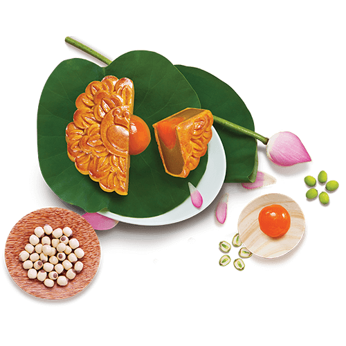 Bánh trung thu Kinh Đô nướng Hạt Sen Trà Xanh 1 trứng 150g