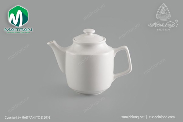 Bình trà gốm sứ Minh Long Jasmine 0.7L + nắp