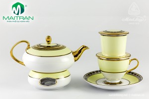 Bộ pha trà nghệ thuật Hoàng Kim