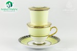 Bộ phin trà nghệ thuật Hoàng Kim