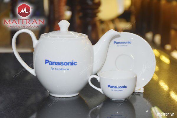 Bộ trà Minh Long in logo Panasonic