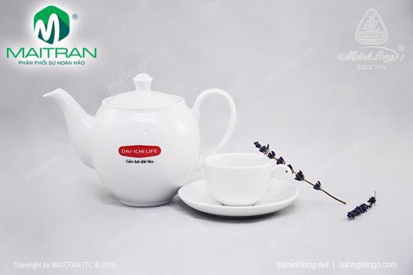 Bộ trà Minh Long in logo DaiichiLife