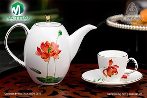 Bộ trà 0.47L Anna Cao Hương Sen