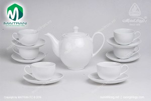 Bộ trà Camellia trắng 0.5L