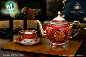 Bộ trà 0.8L Hoàng Cung Quốc Sắc