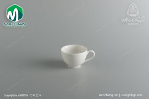 Tách cappuccino 0.22 L Daisy trắng