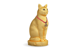 Mèo Đại Cát 23.9 cm - Dát vàng